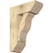 Ekena Millwork Funston Slat Rough Sawn Bracket w/ Offset Brace, Douglas Fir, 8"W x 20"D x 28"H BKT0806X20X28FST06RDF - alternate 1